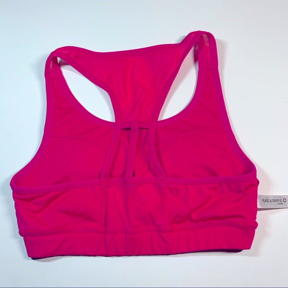 Small Pure & Simple pink sports bras - Picture 5 of 7